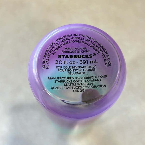 COPY - Starbucks glass water bottle - Picture 3 of 4